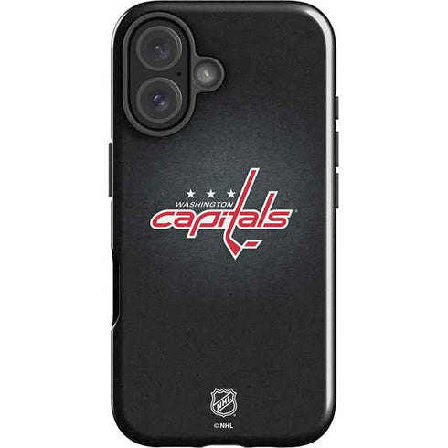 NHL Washington Capitals Black Background iPhone 16 Plus Impact Case